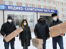 Омские профсоюзы передали медучреждениям рециркуляторы
