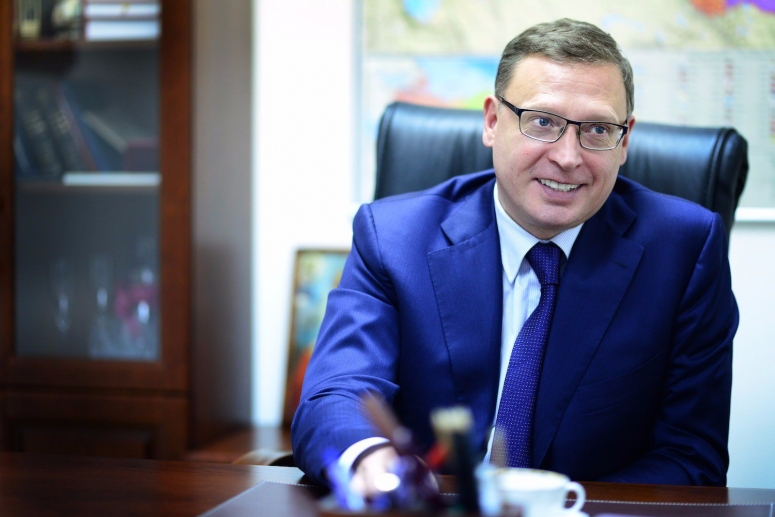 Поздравление губернатора Омской области Александра Буркова